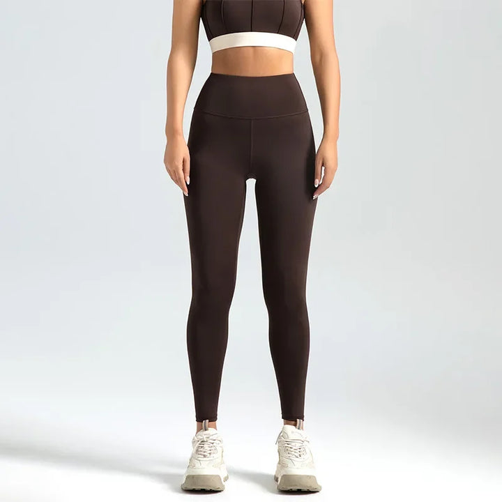 Women's Nylon High Waist Seamless Yoga Leggings Booty Lift Gym Tights