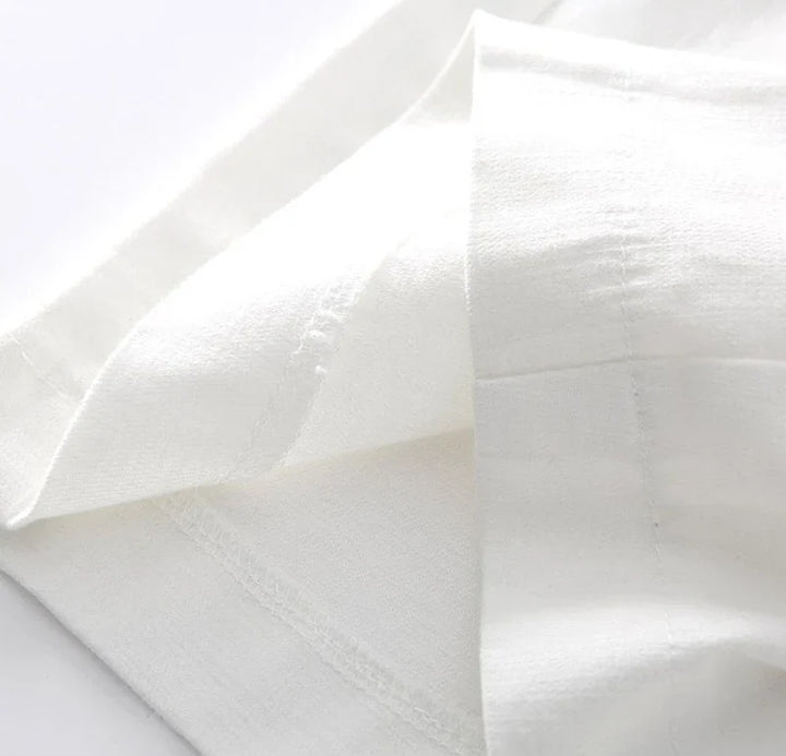 Women's Linen High Waisted Pleated Shorts
