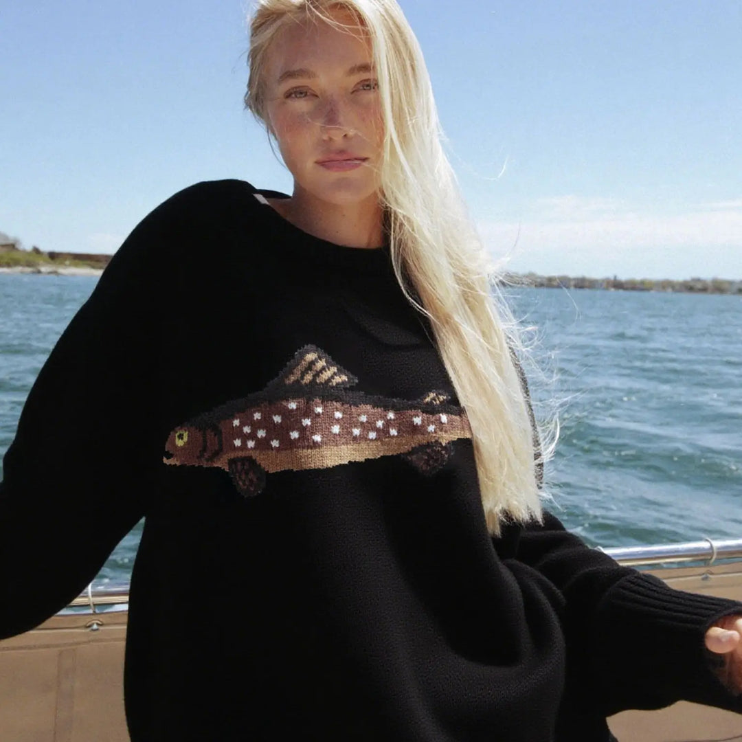 Women's Knit Sweater Quarter Zip Jumper