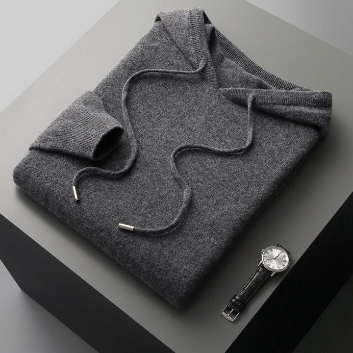 Men’s Knit Hooded Sweater Knitwear Hoodie
