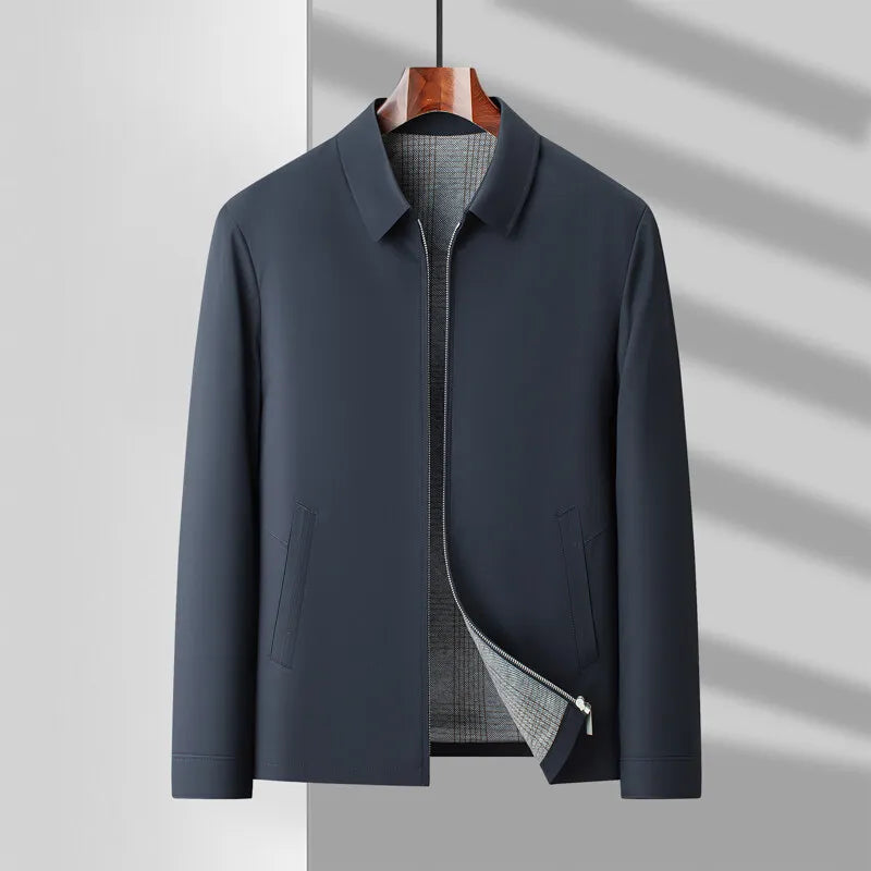 Men's Fleece Harrington Zipper Jacket