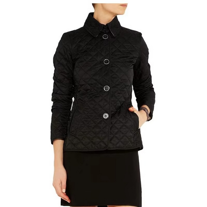 Women's Quilted Nylon Lightweight Jacket Outerwear Coat