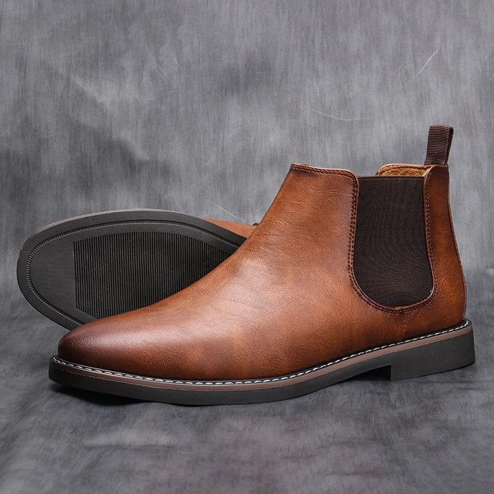 Men's Leather Chelsea Ankle Boots