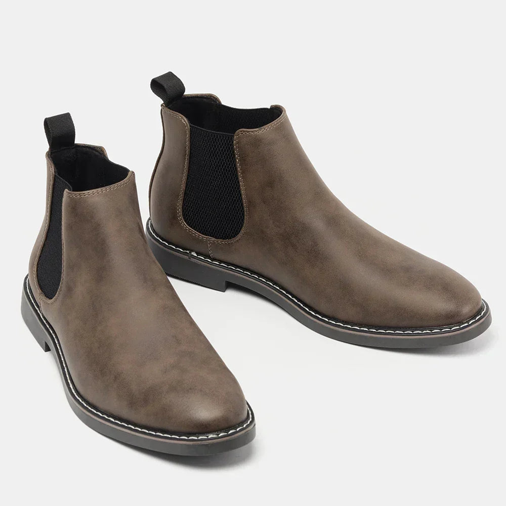 Men's Leather Chelsea Ankle Boots