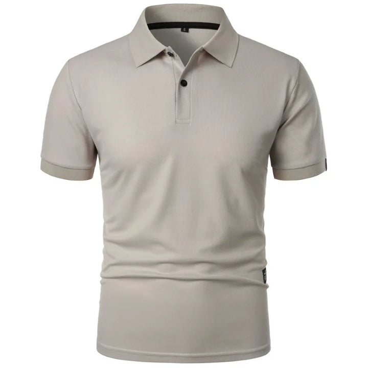 Men’s Silk Blend Wrinkle Resistant Short-Sleeve Polo