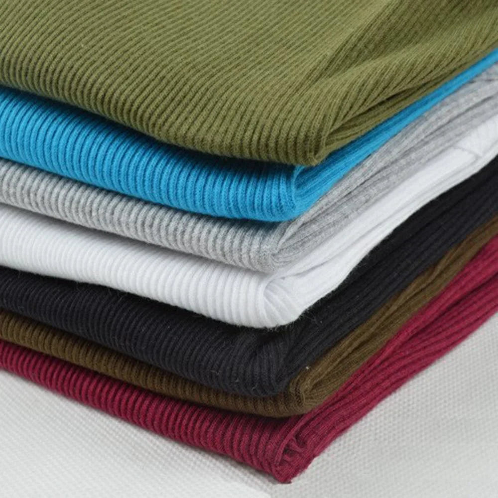 Men's Ribbed Knit Athletic Vest Undershirt Gym Tank Top