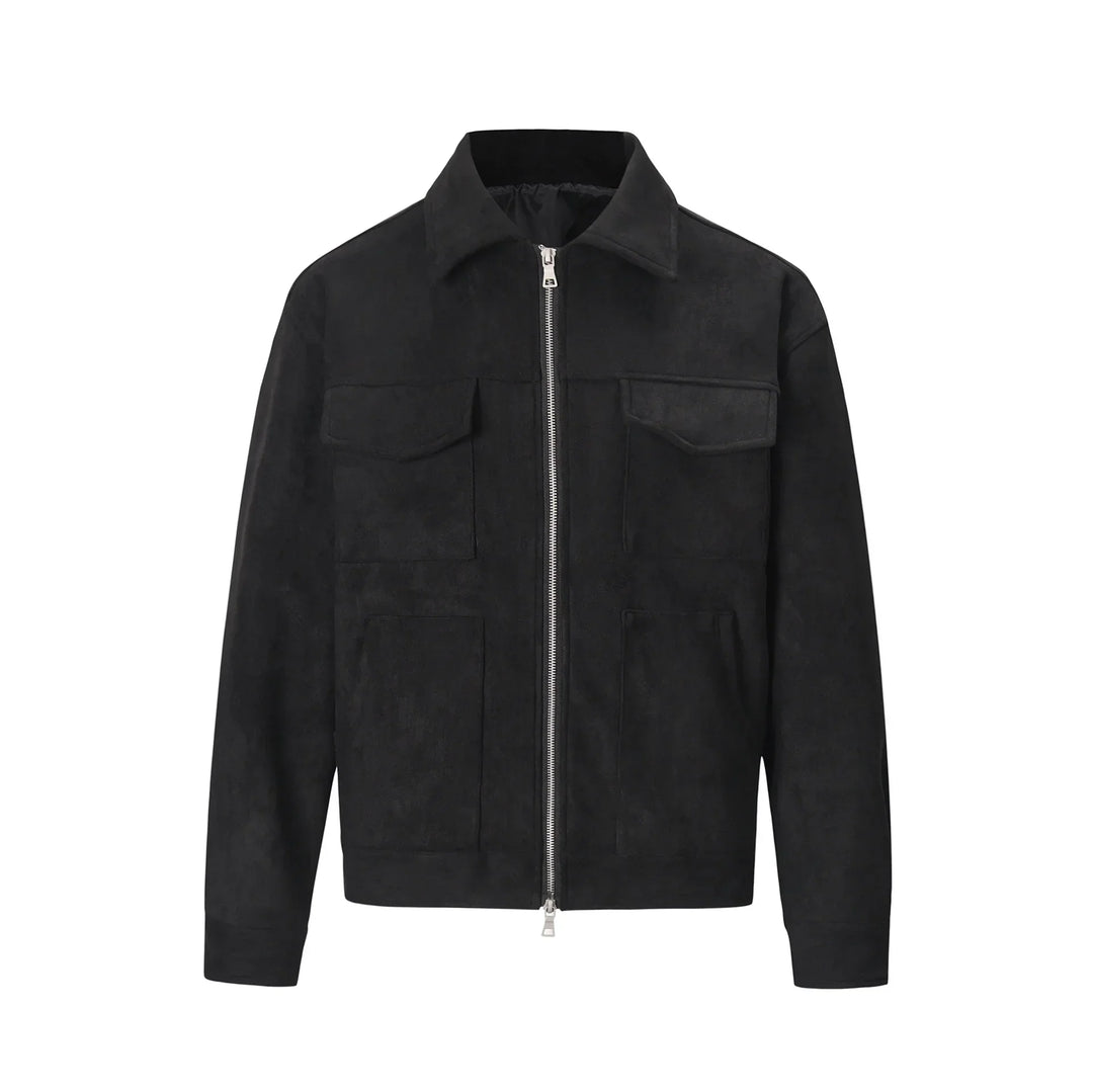 Men's Suede Harrington Bomber Jacket