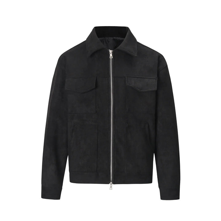 Men's Suede Harrington Bomber Jacket