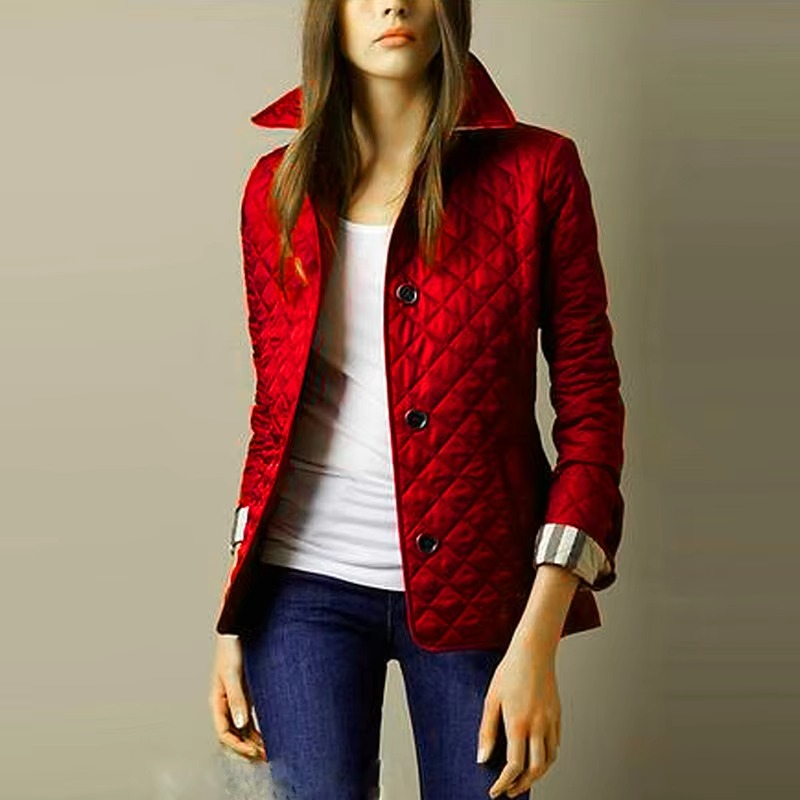 Women's Quilted Nylon Lightweight Jacket Outerwear Coat