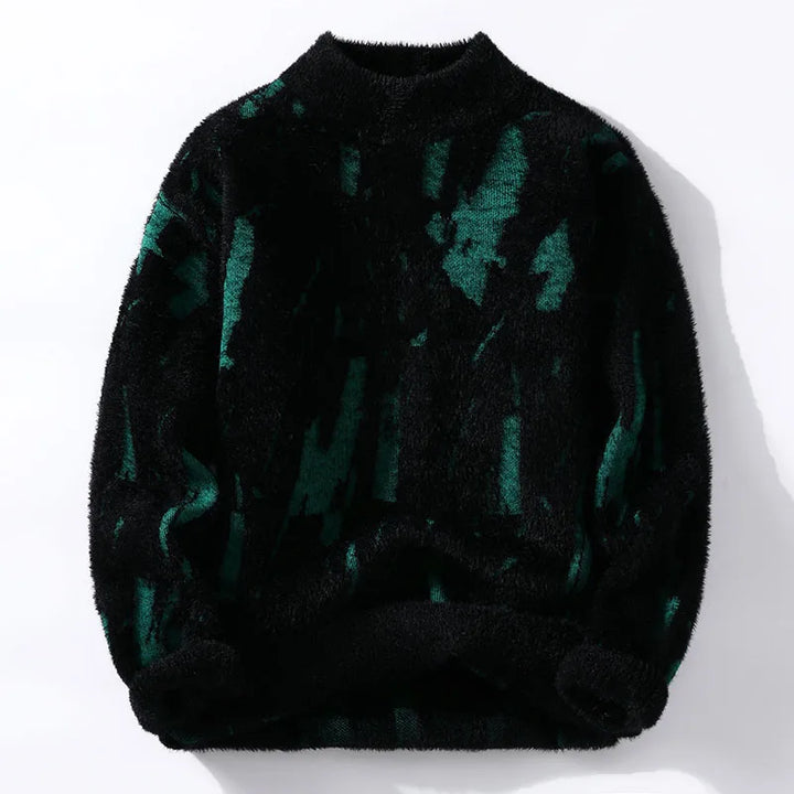 Men Knit Sweater Woolmix Pullover Top