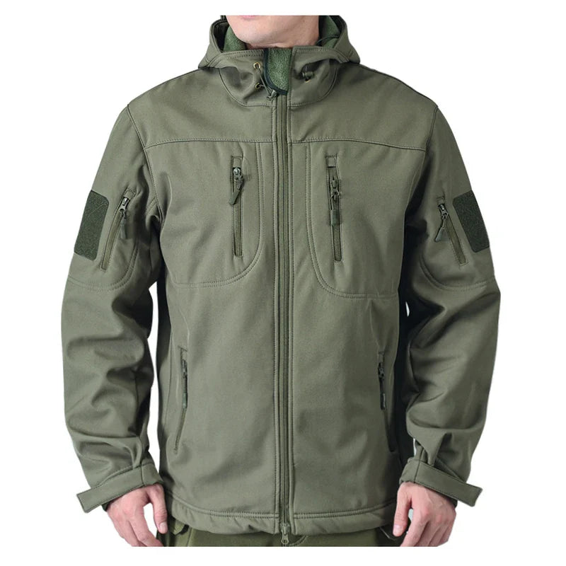 Men's Tactical Fleece Softshell Jacket