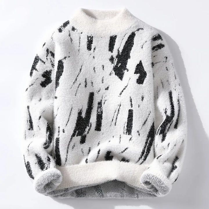 Women's Wool Knit Jumper Crewneck Sweater
