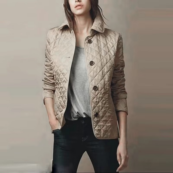 Women's Quilted Nylon Lightweight Jacket Outerwear Coat