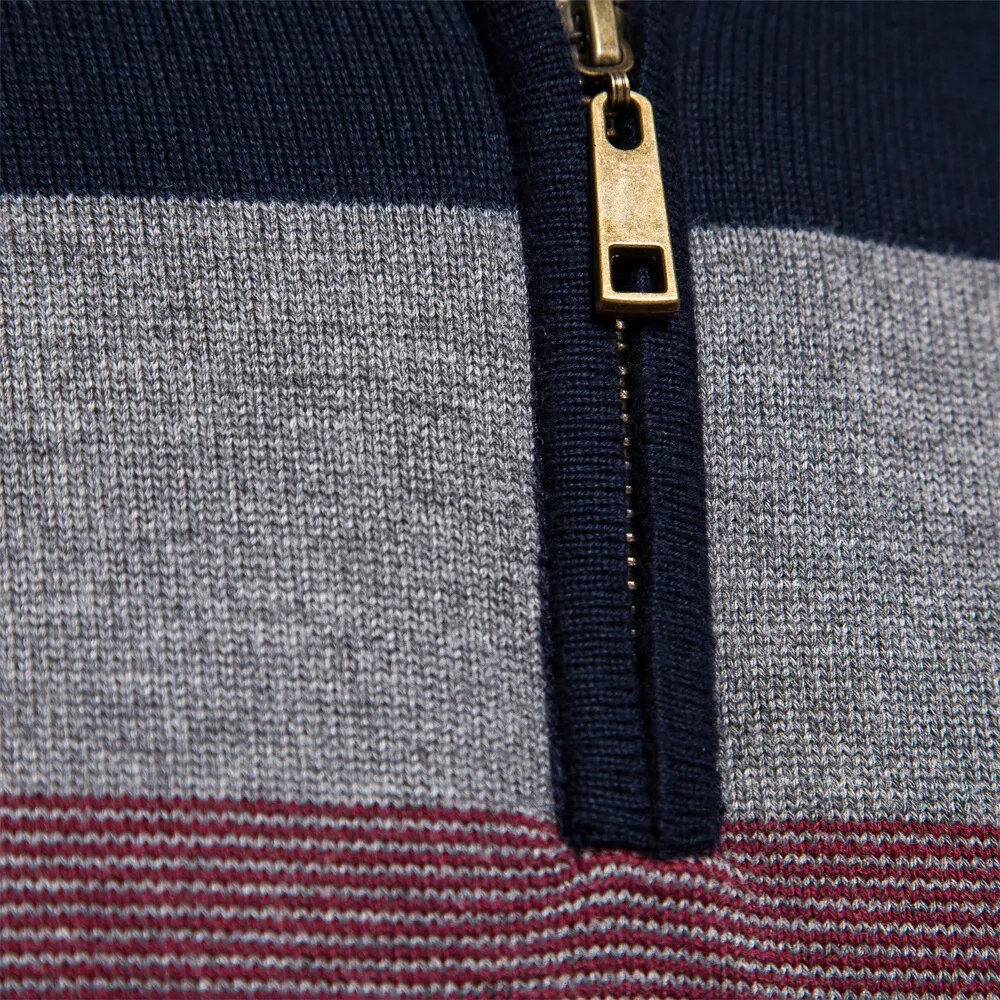 Men’s Merino Wool Quarter-Zip Sweater