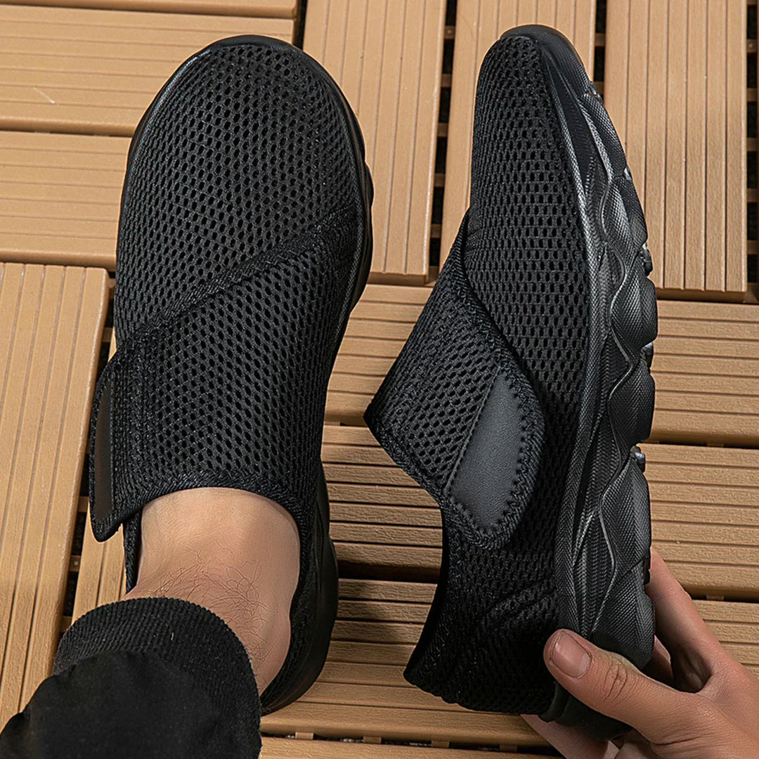 Men's Mesh and Rubber Orthopedic Walking Sneakers