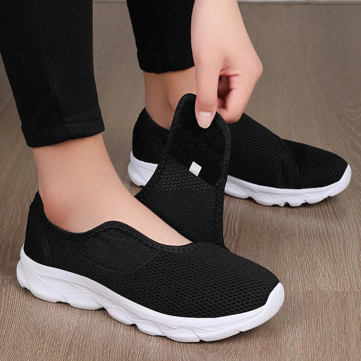 Men's Mesh and Rubber Orthopedic Walking Sneakers