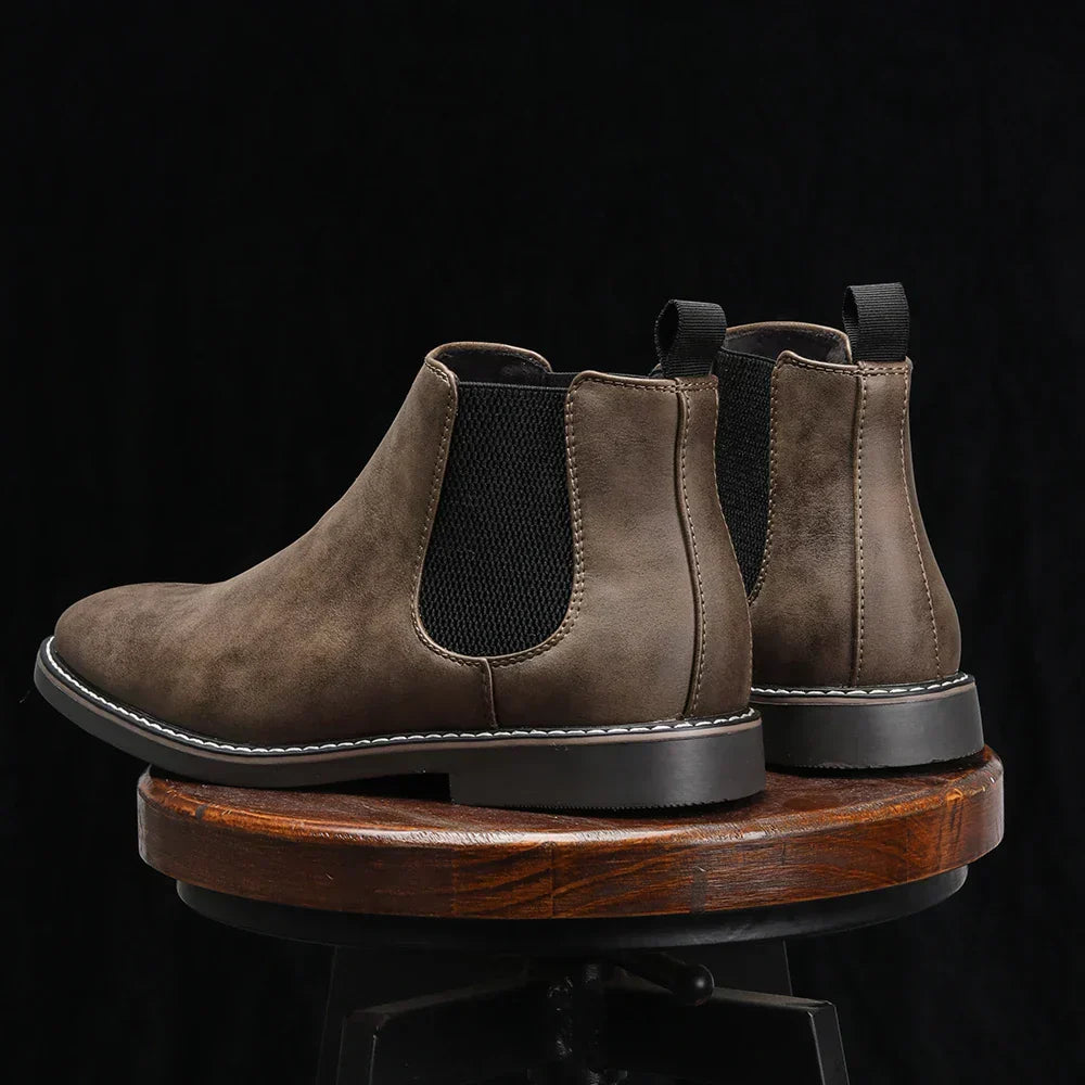 Men's Leather Chelsea Ankle Boots
