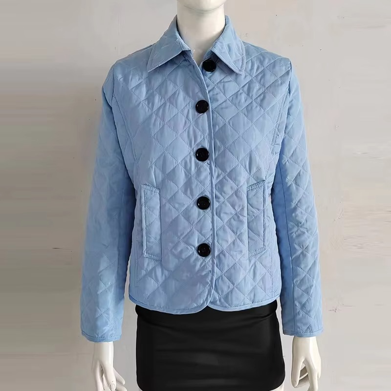 Women's Quilted Nylon Lightweight Jacket Outerwear Coat