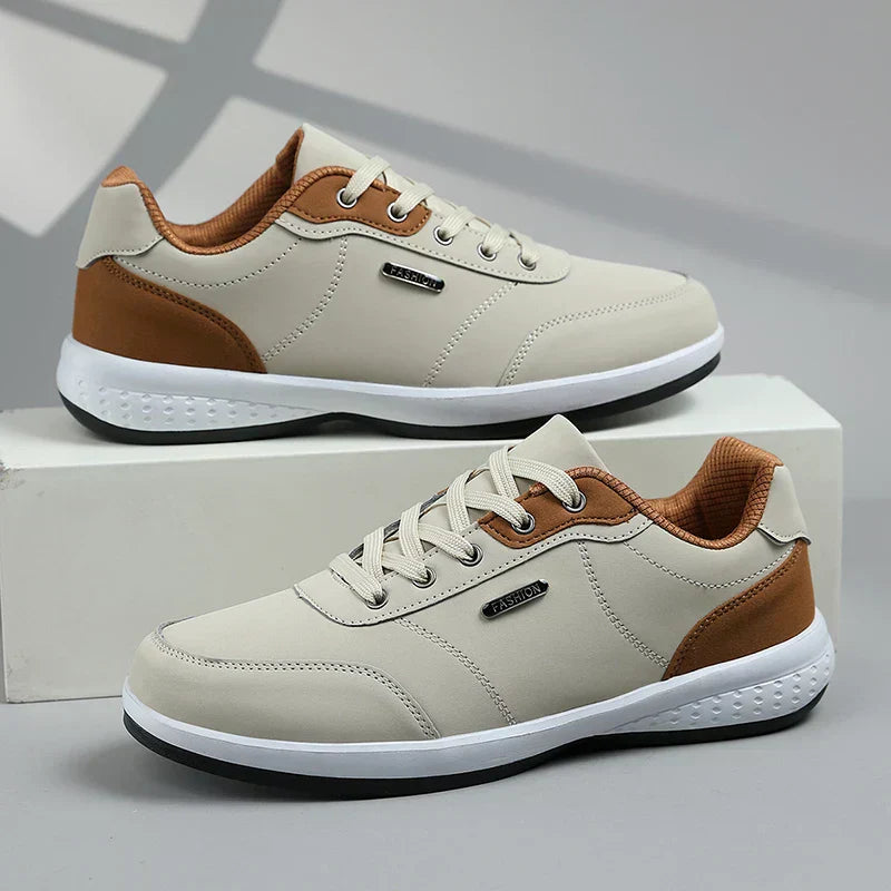 Men's Leather Athletic Support Sneakers
