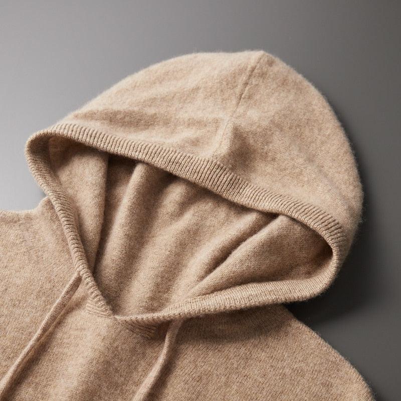Men’s Knit Hooded Sweater Knitwear Hoodie