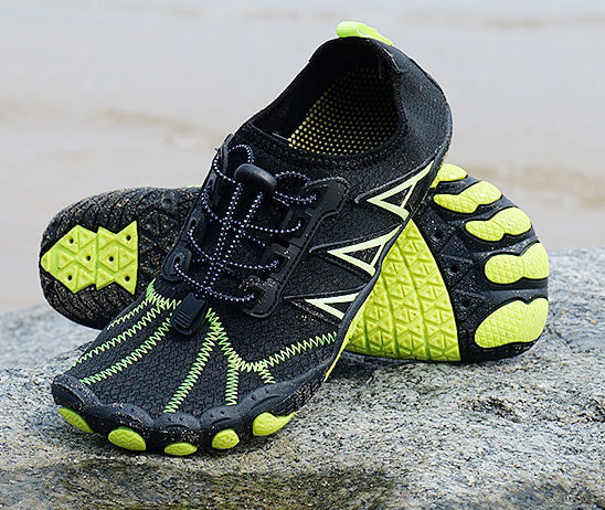Men's Barefoot Breathable Mesh Lightweight Rubber Walking Shoes