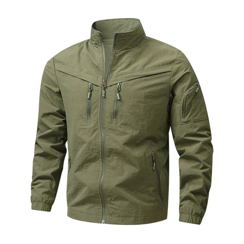 Men's Fleece Utility Bomber Jacket