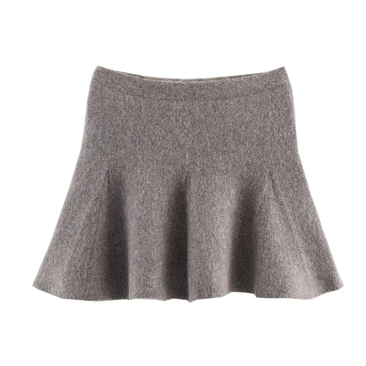 Women's Knit Jacket and Skirt Coordinated Set