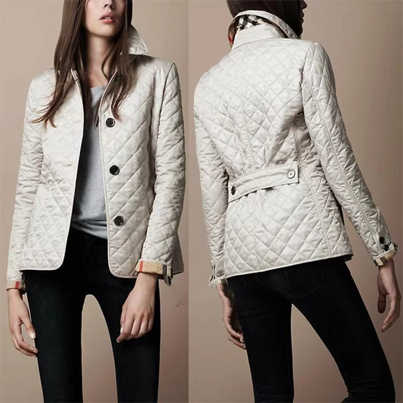 Women's Quilted Nylon Lightweight Jacket Outerwear Coat
