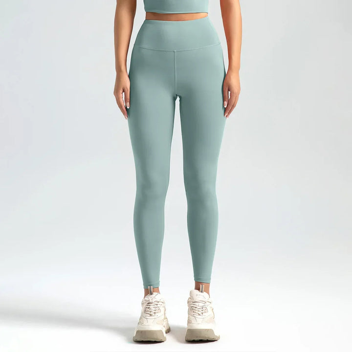 Women's Nylon High Waist Seamless Yoga Leggings Booty Lift Gym Tights