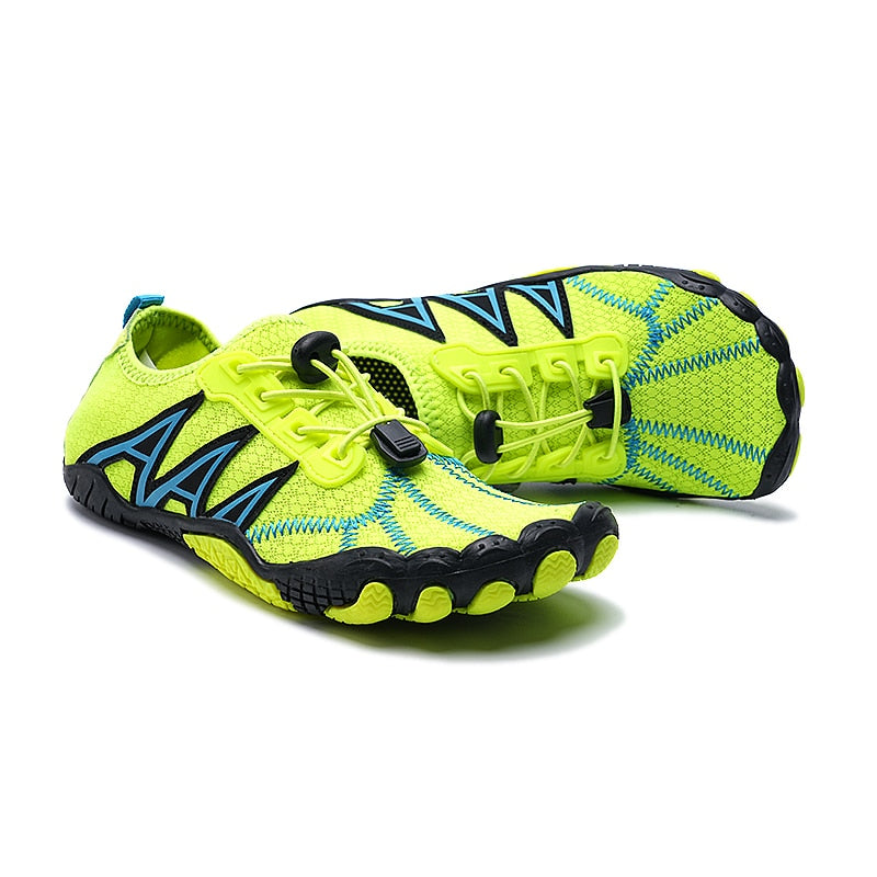 Men's Barefoot Breathable Mesh Lightweight Rubber Walking Shoes