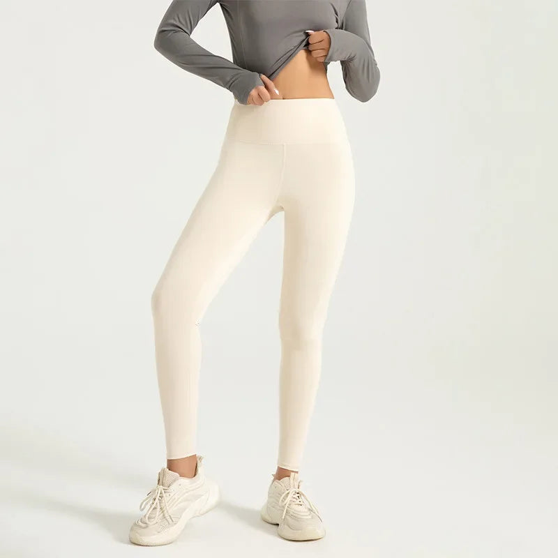 Women's Nylon High Waist Seamless Yoga Leggings Booty Lift Gym Tights