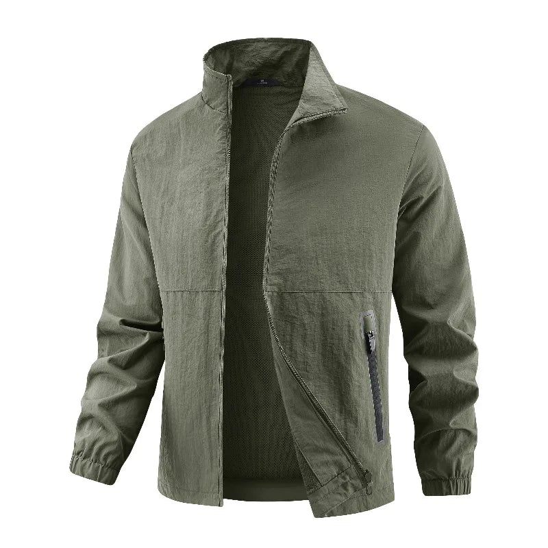Men's Lightweight Tailored Nylon Casual Jacket
