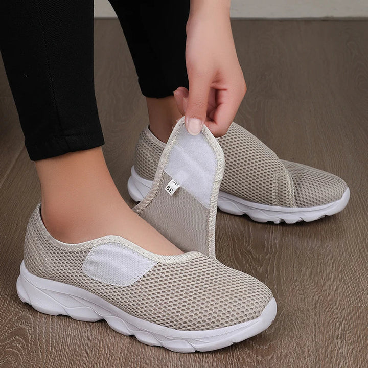 Men's Mesh and Rubber Orthopedic Walking Sneakers