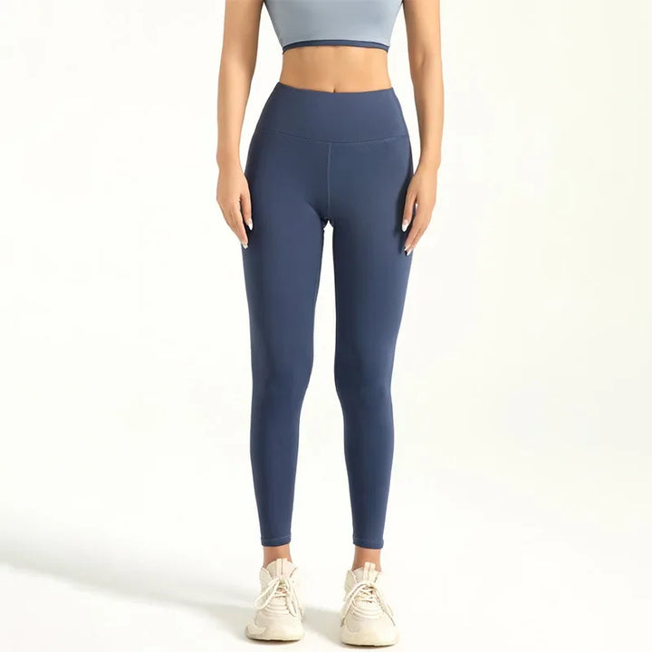 Women's Nylon High Waist Seamless Yoga Leggings Booty Lift Gym Tights