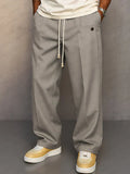 Men's Tailored Wool Drawstring Trousers