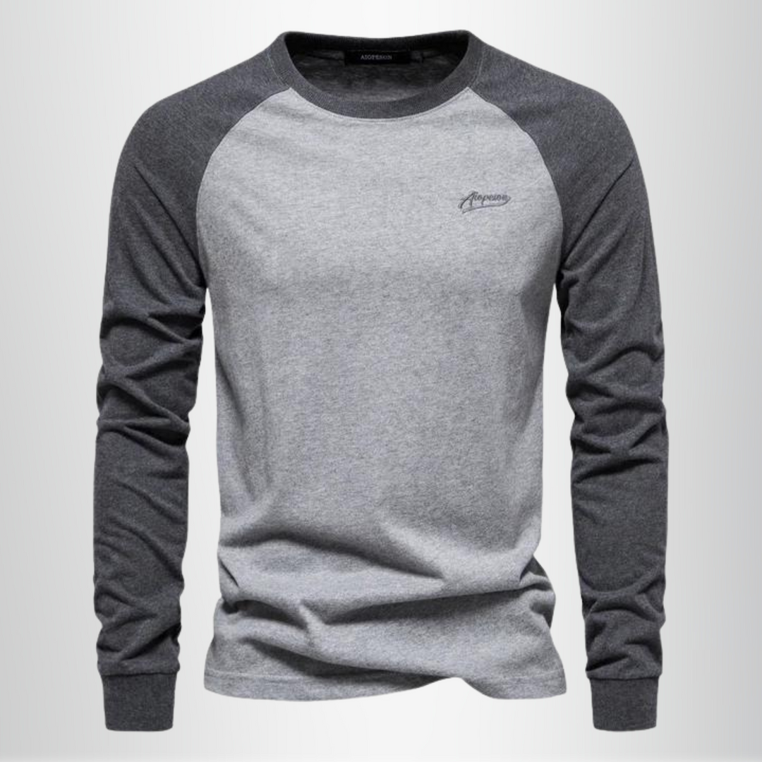 Men's Merino Wool Raglan Long Sleeve Shirt