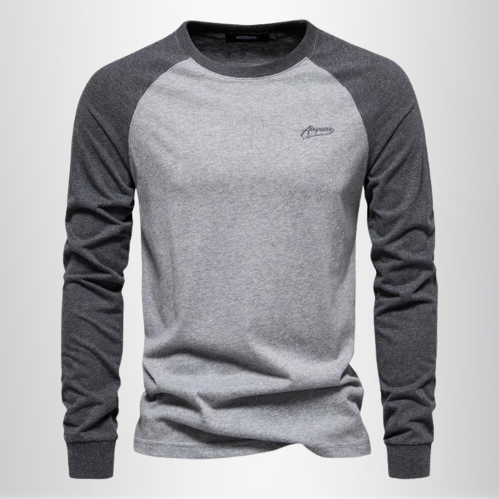 Men's Merino Wool Raglan Long Sleeve Shirt