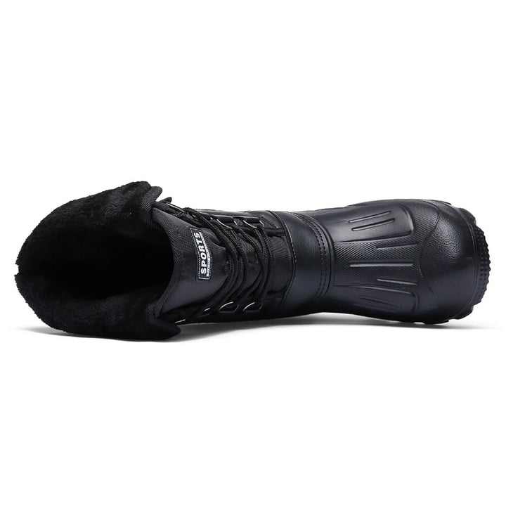 Men's Waterproof Rubber Camouflage Outdoor Snow Boots