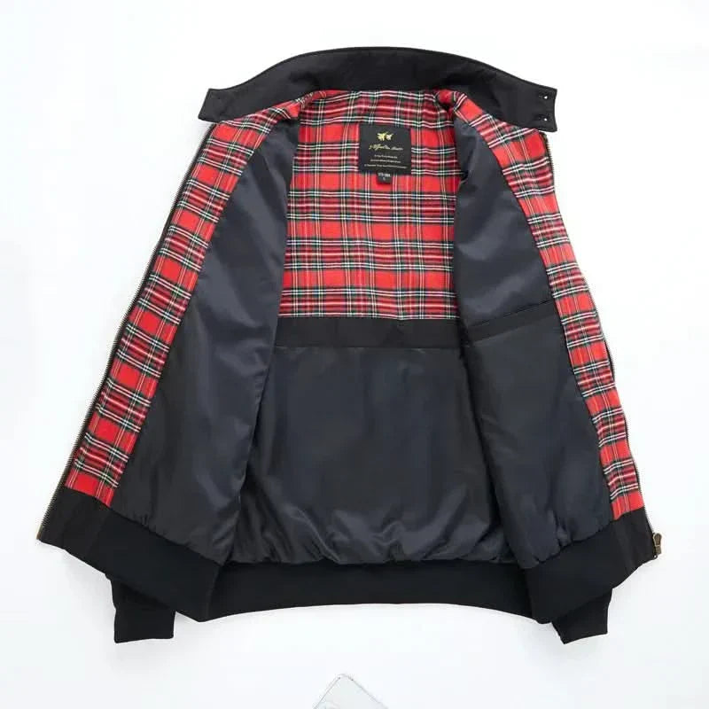 Men's Harrington Wool Blend Bomber Jacket