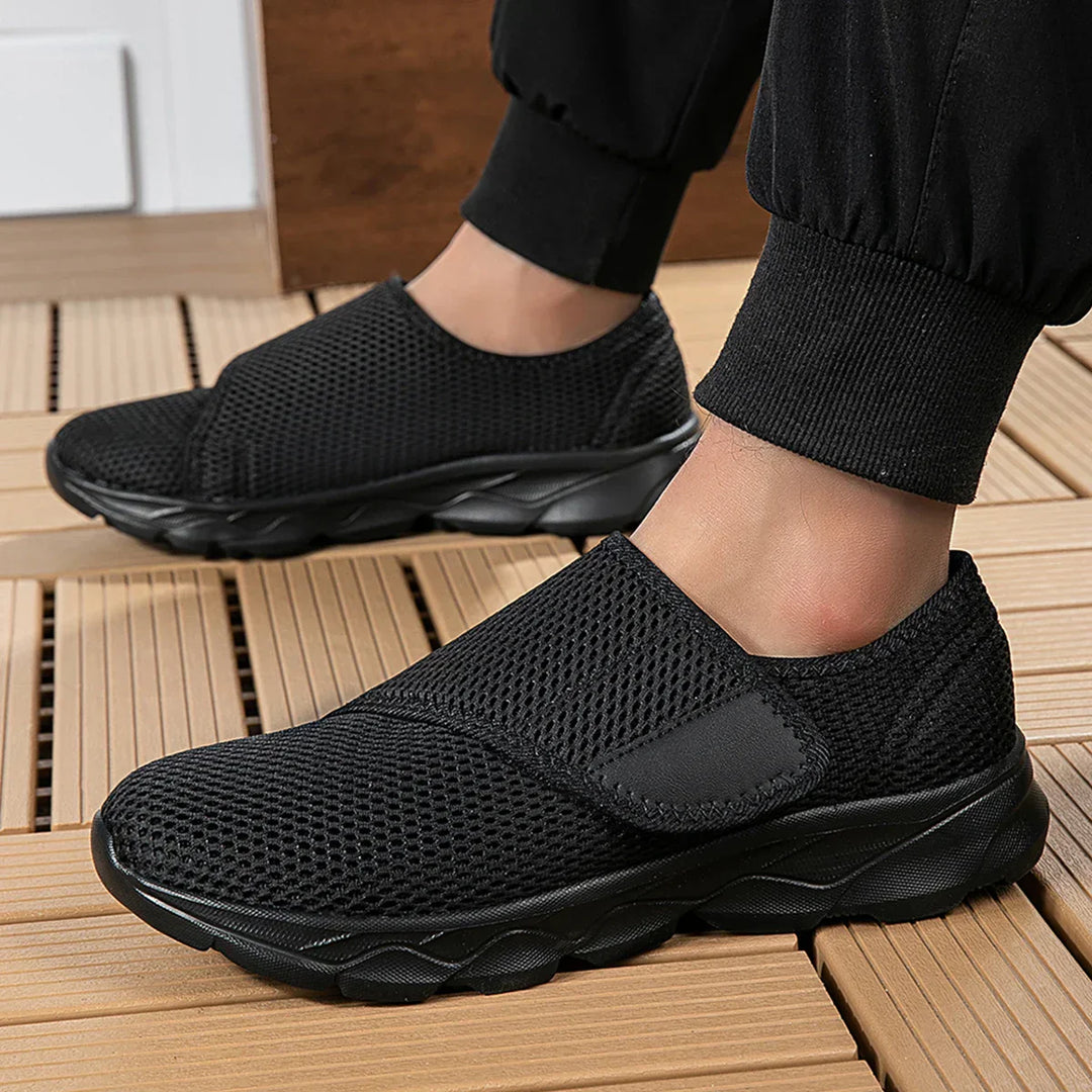 Men's Mesh and Rubber Orthopedic Walking Sneakers
