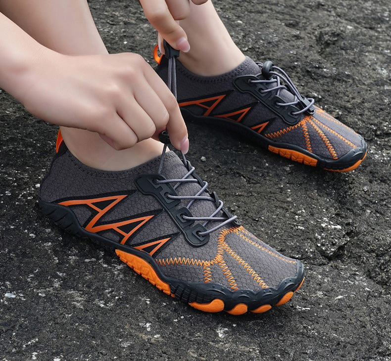 Men's Barefoot Breathable Mesh Lightweight Rubber Walking Shoes