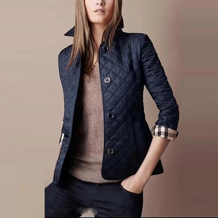 Women's Quilted Nylon Lightweight Jacket Outerwear Coat