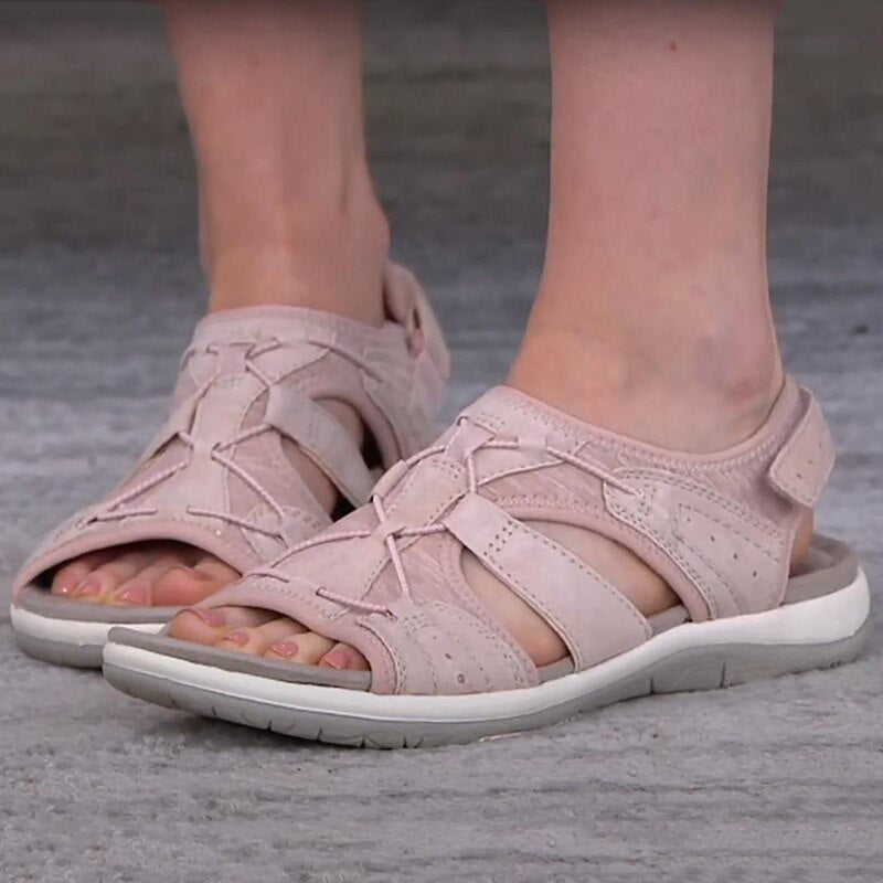 Sandals for Comfort | Adjustable Straps | Pink 1