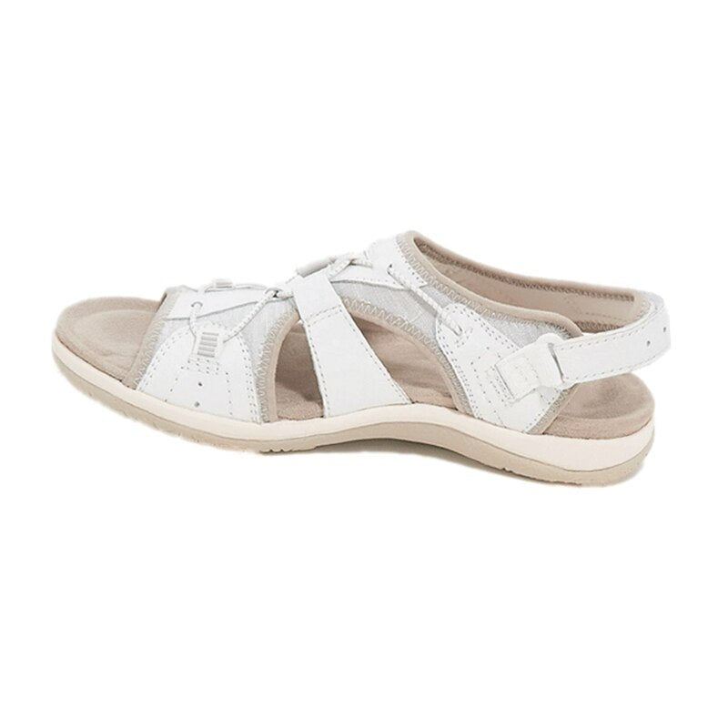Sandals for Comfort | Adjustable Straps | White
