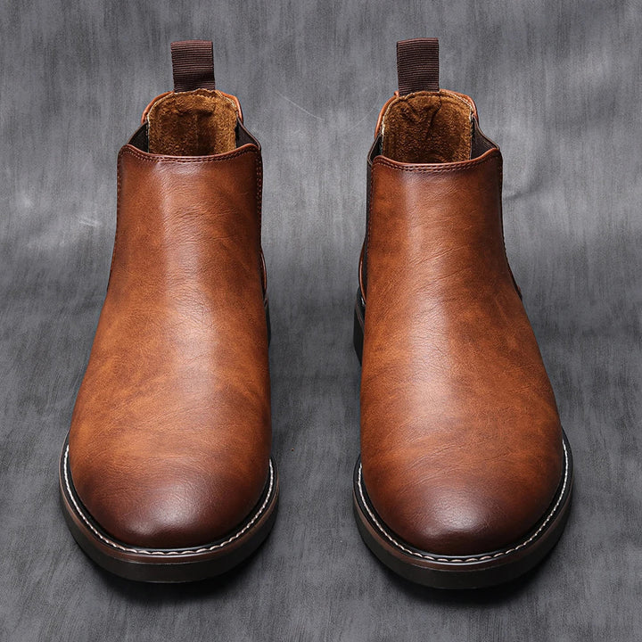 Men's Leather Chelsea Ankle Boots