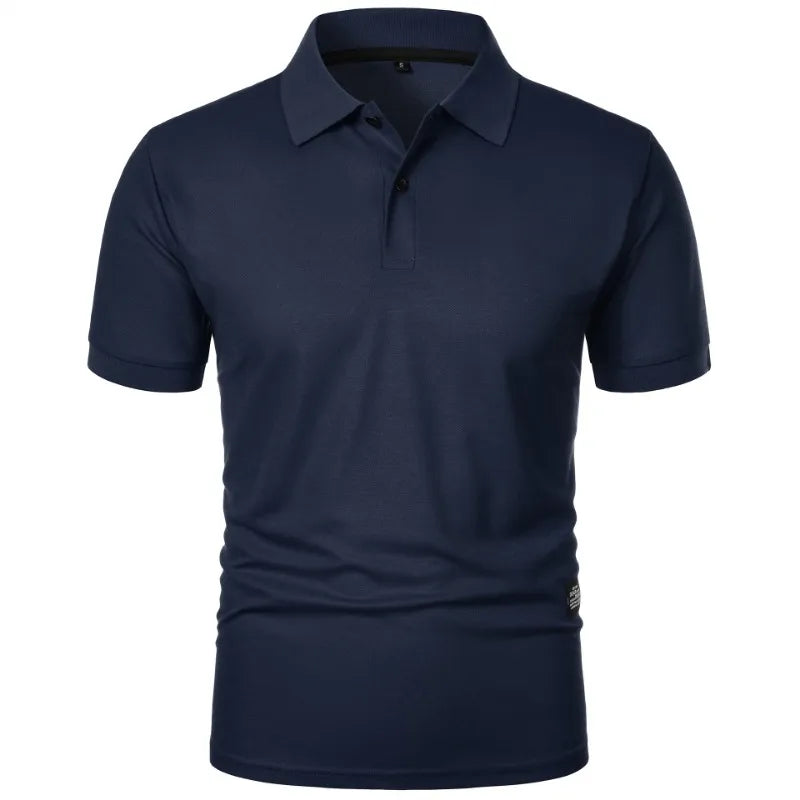 Men’s Silk Blend Wrinkle Resistant Short-Sleeve Polo