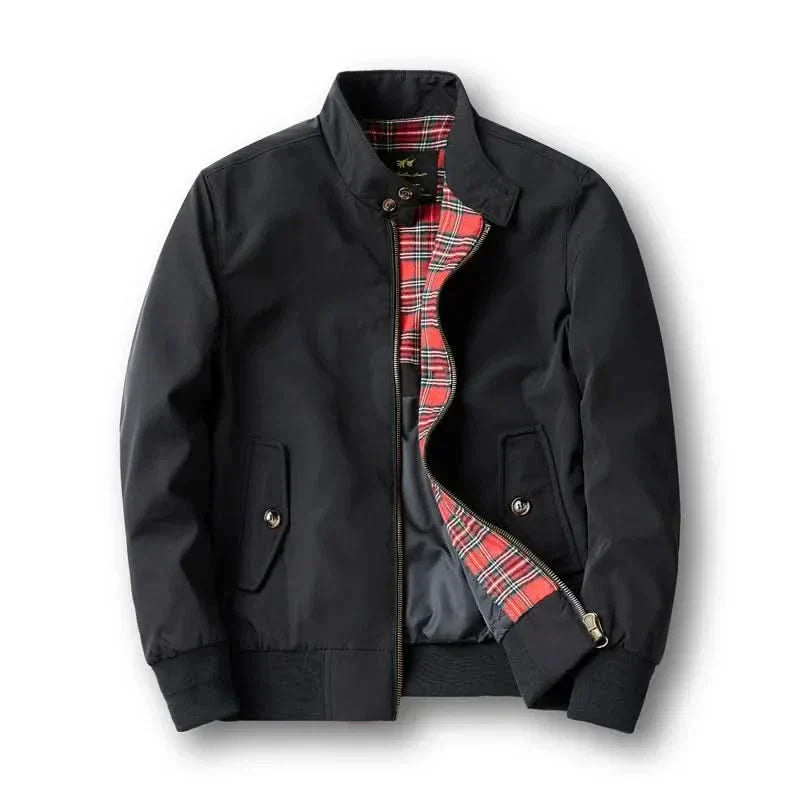 Men's Harrington Wool Blend Bomber Jacket