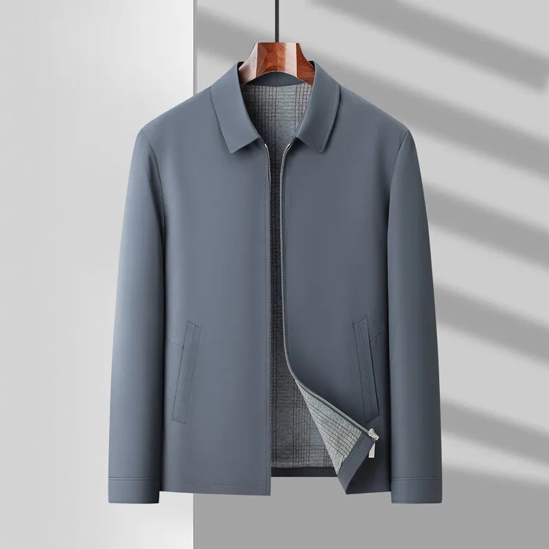 Men's Fleece Harrington Zipper Jacket