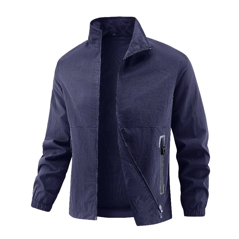Men's Lightweight Tailored Nylon Casual Jacket