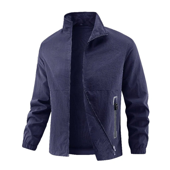 Men's Lightweight Tailored Nylon Casual Jacket